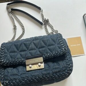 Michael Kors Denim Quilted Bag